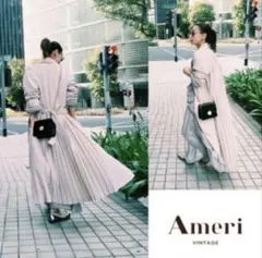 美品✨Ameri Vintage バックプリーツコートのサムネイル