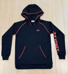 YONEX フード付きウォームアップウェア ユニサイズ　S 紺ネイビー