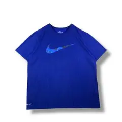 NIKE　サイズXL　ドライTシャツ　ネイビー