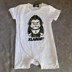 XLARGE カモフラ ゴリラロンパース 80
