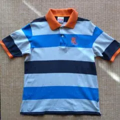 XLARGE ストライプポロシャツ