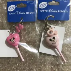 手持ちバルーンホルダー　ミッキー&ミニー　セット