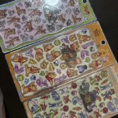ズートピア　プーさん　バンビ　プチボンボンシール　プチドロップシール