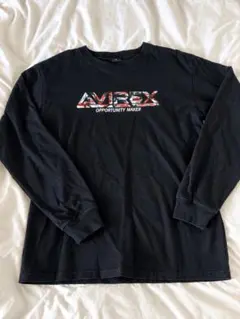 AVIREX 長袖Tシャツ ブラック　ロンT