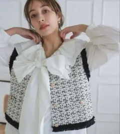 ツイードベスト　DONOBAN