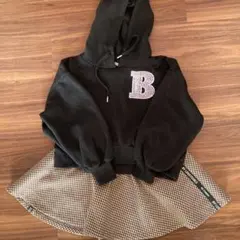 by LOVEiT バイラビ　フード付きパーカー　スカート