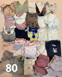 子ども服　80センチ　女の子　まとめ売り　秋冬