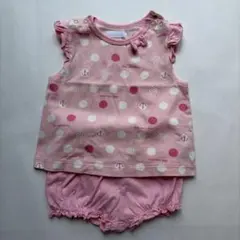 べべ BeBe 上下セット 70 女の子 ピンク ベビー服のサムネイル