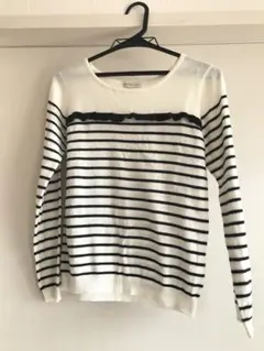 earth ボーダー　ニット