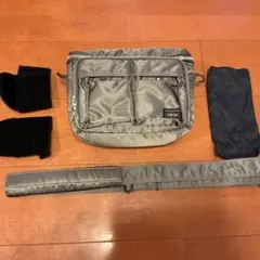 【美品】PORTER / TANKER 吉田カバン ポーターカメラバック グレー
