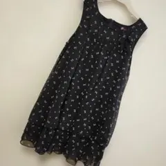 120cm 黒　ワンピース　お呼ばれ　冠婚葬祭