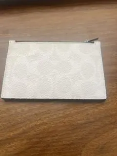 コーチ　ホワイト コインケース