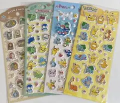 ポケモン　シール　4枚セット　【海外正規品】
