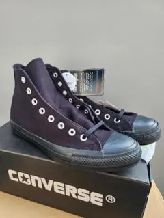 〈未使用〉CONVERSE ハイカットスニーカー 100周年 オールブラック