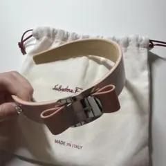 Ferragamo フェラガモ カチューシャ リボン ピンクのサムネイル