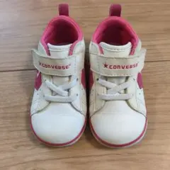 CONVERSE キッズスニーカー 14.0 cm ホワイト/ピンクのサムネイル