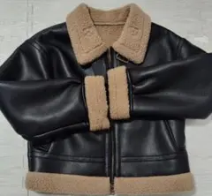 最終値下げ‼️早い者勝ち‼️G U フェイクムートンショートフライトジャケット