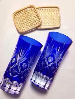 ☆伝統 切子グラス ☆楽しみな乾杯に