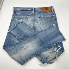 【希少XXS】HYSTERIC GLAMOUR ダメージデニム スタッズ加工