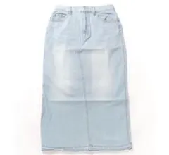 【GeeRA】 バックスリットデニムロングスカートのサムネイル