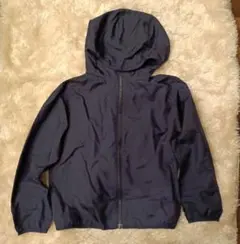 UNIQLO ポケッタブルパーカー 120 ネイビー