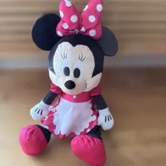 ミニーマウス　赤いほっぺ　スーパーラージーぬいぐるみ