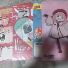 SPY×FAMILY アーニャ クリアファイルとチョコのおまけ