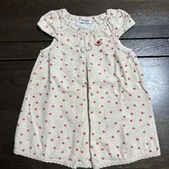 最終値下げ☀︎ミキハウス ドット柄 ワンピース 90サイズ