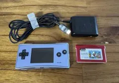 ゲームボーイミクロ ACアダプター、カセット付き