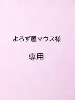 よろず屋マウス様専用