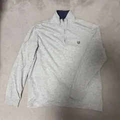 M*a様 CHAPSグレー ハーフジップコットンセーター XL