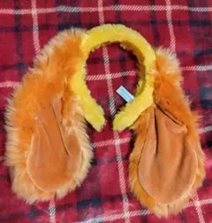 ディズニー カチューシャ 耳 ファー オレンジ