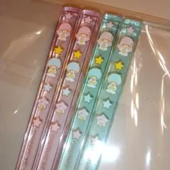 リトルツインスターズ　お箸　ピンク&ブルー　2本セット