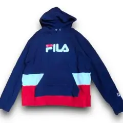 フィラ　FILLA パーカー　ネイビー　ジャージ　ユニセックス　カジュアル