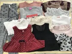 女の子冬春まとめ売り13点90cm