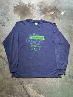 1990s velocity girl バンドTシャツ ロンT XL ネイビーのサムネイル