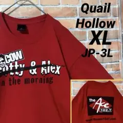 Quail Hollow 半袖 Tシャツ ビッグプリント 両面デザイン US古着