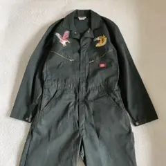 old ディッキーズ 刺繍 つなぎ ジャンプスーツ 虎 スカジャン - メルカリ