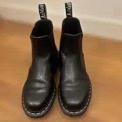 【美品】ドクターマーチン 2976 WS チェルシーブーツ ホワイトステッチ