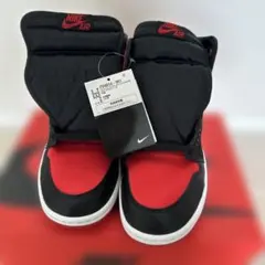 新品未使用品Nike Air Jordan 1 ブラック/レッド