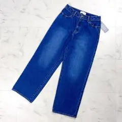 新品 SIMPLICITE デニムバギーパンツ ブルー サイズM*GD762