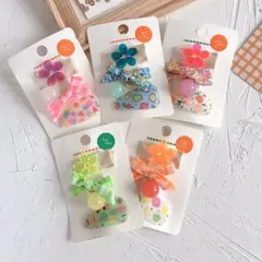 子供ヘアピン&ヘアゴム3点セット