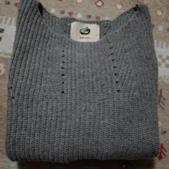 特価★コムサイズム ONIGIRI ネップツイード ボートネック ニット