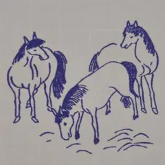 ゴムはんこ　馬　午年　年賀状　御朱印　消しゴムはんこ