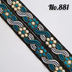 881 　チロリアンテープ　再入荷　刺繍リボン　レトロ
