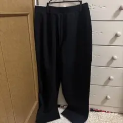 ユニクロ　ドライスウェットカーブパンツ　丈長め　ブラック