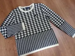 PEARLY GATES チェック柄 クルーネックニット - メルカリ