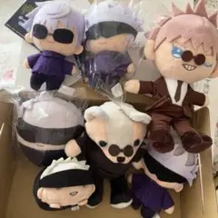 呪術廻戦 五条悟 ぬいぐるみ マスコット 7点セット