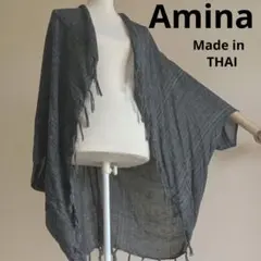 Amina アミナ　エスニックカーディガン　羽織り　ボレロ　アジアンのサムネイル
