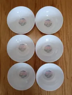 ヤマザキ春のパン祭りパンまつりのお皿2025年白いデリシャスボウル6枚